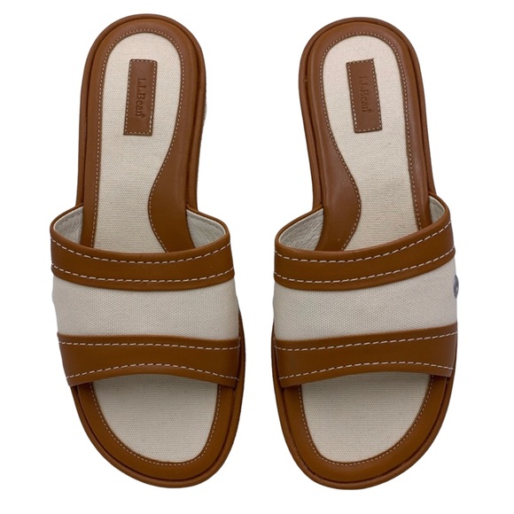 L.L. Bean Shoes - ⛵BNIB L.L. Bean Saddle "Boat & Tote" Slide On Sandals⛵️